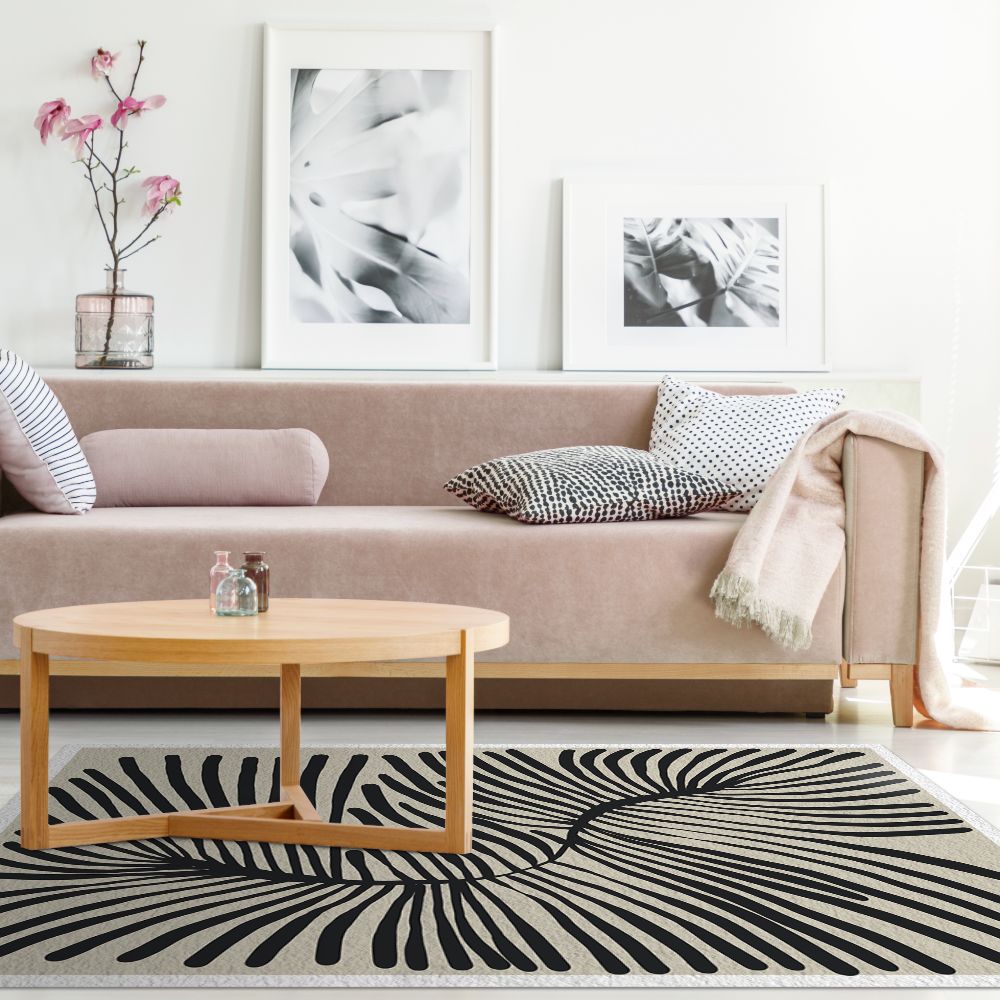 Tapis n°399 Courbes dynamiques naturelles