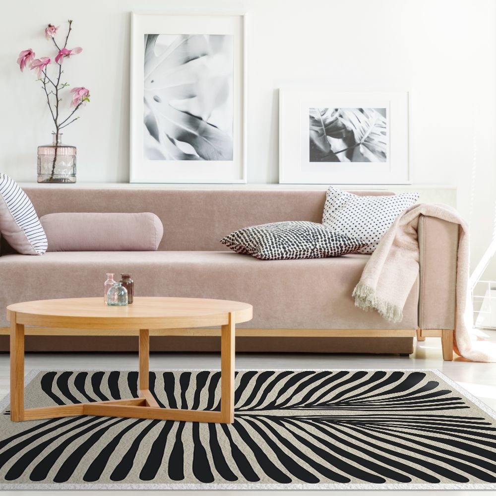 Tapis n°400 Lignes organiques modernes