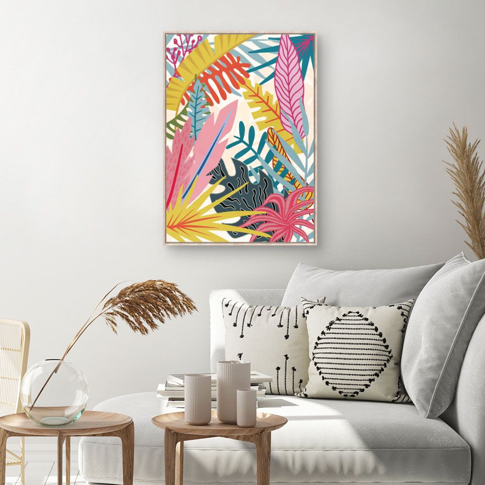 Tableau Feuillage exotique