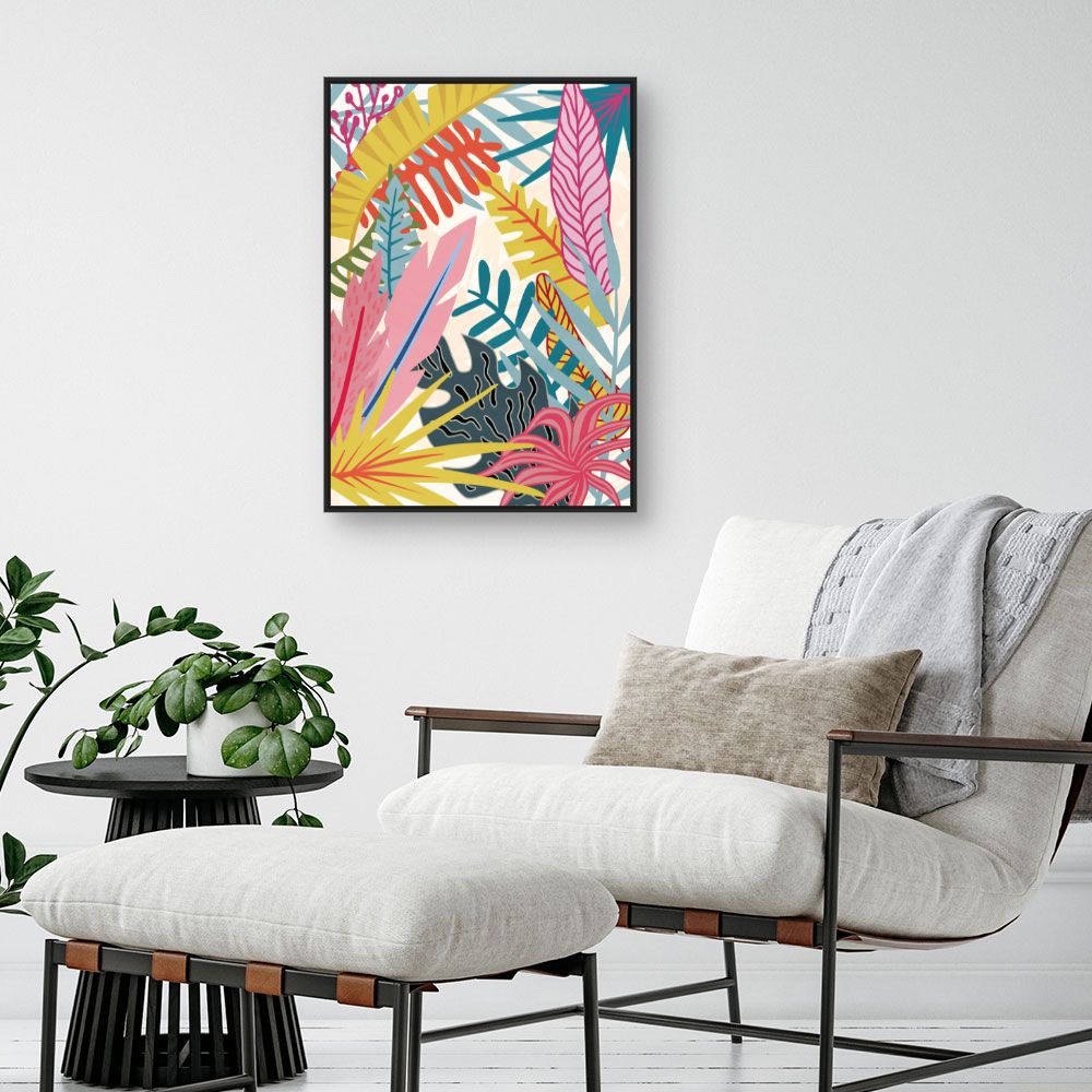 Tableau Feuillage exotique