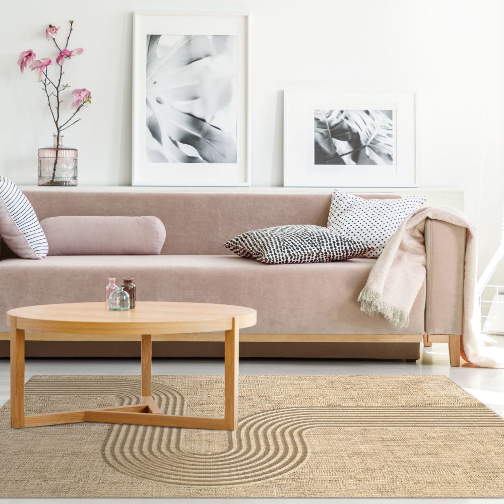 Tapis n°401 Lignes sinueuses élégantes