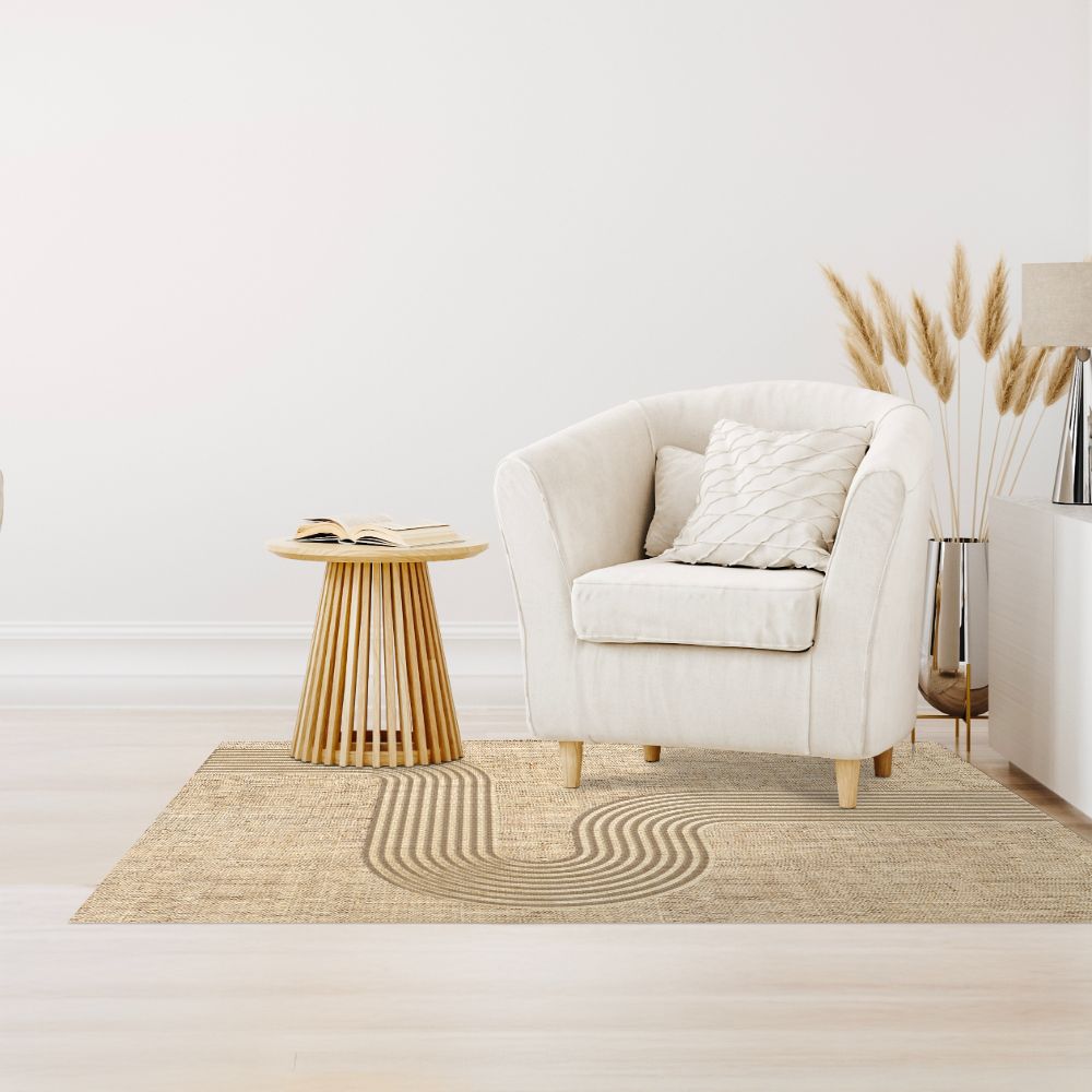 Tapis n°401 Lignes sinueuses élégantes