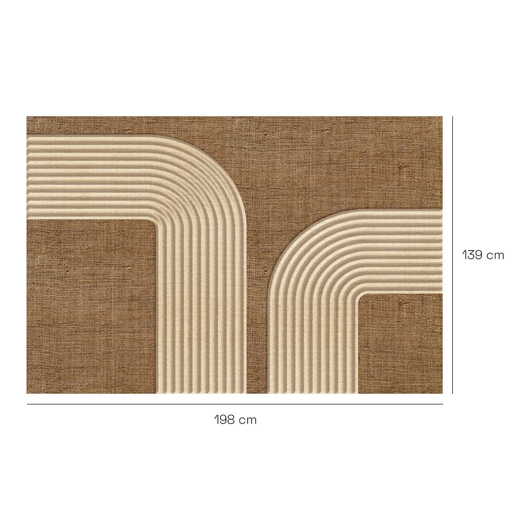 Tapis n°402 Motifs élégants courbés