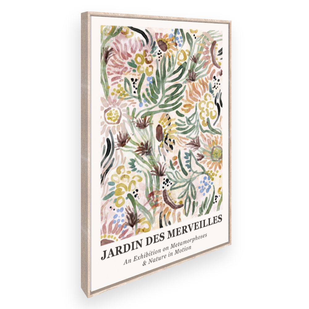 Toile Nature florale joyeuse