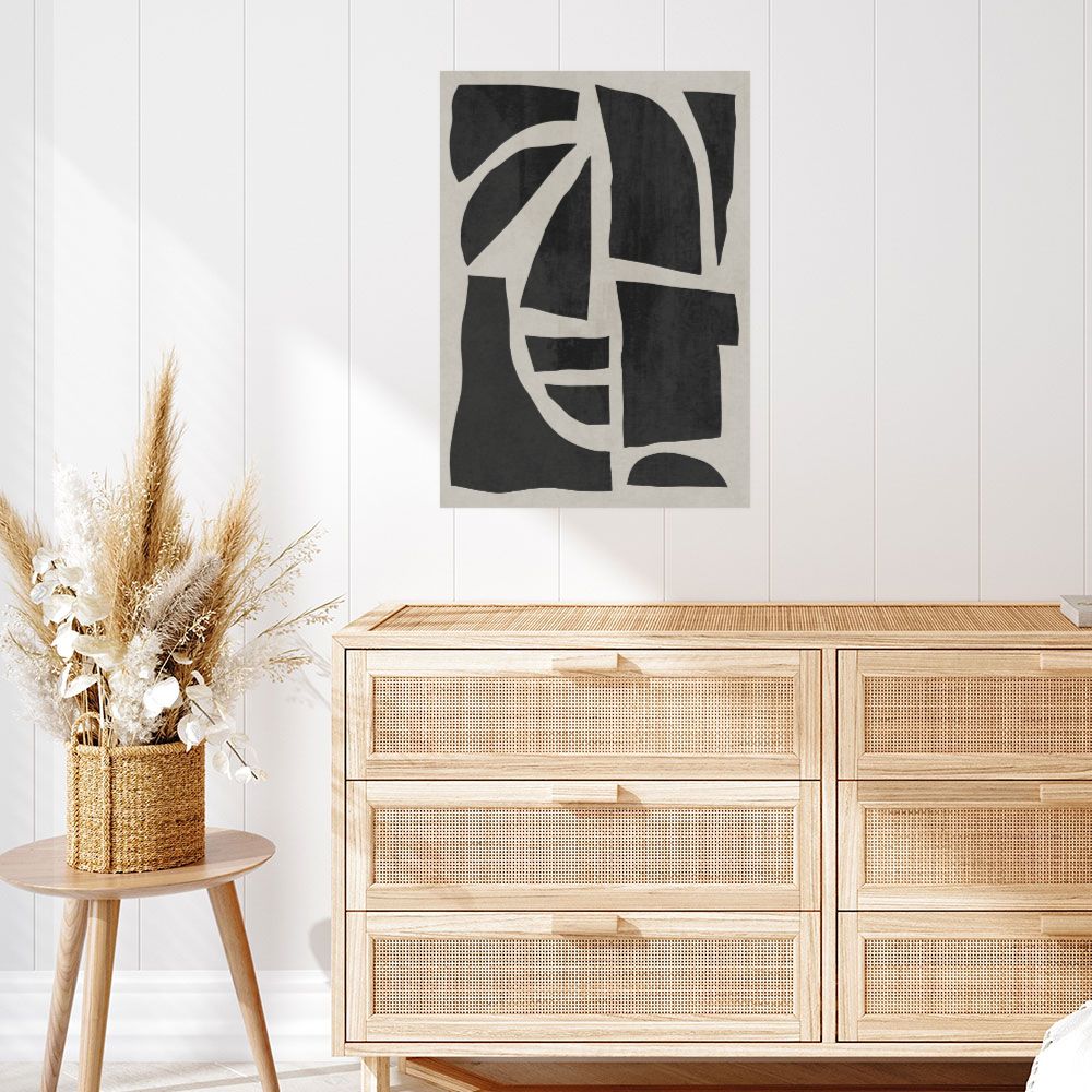 Affiche Énigmatique abstrait