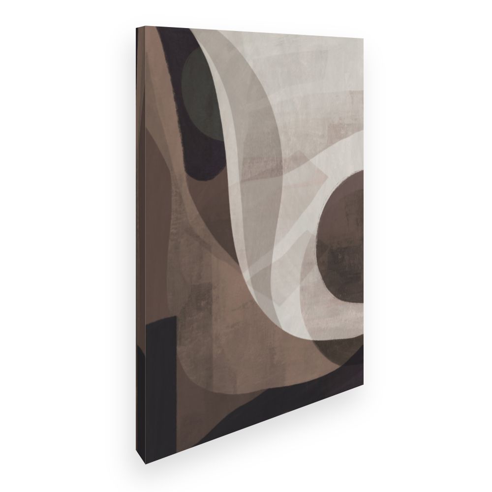 Toile Courbes abstraites élégantes