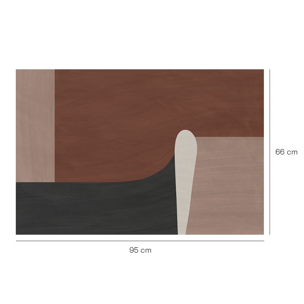 Tapis n°412 Formes abstraites douces