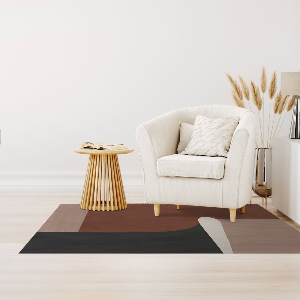 Tapis n°412 Formes abstraites douces