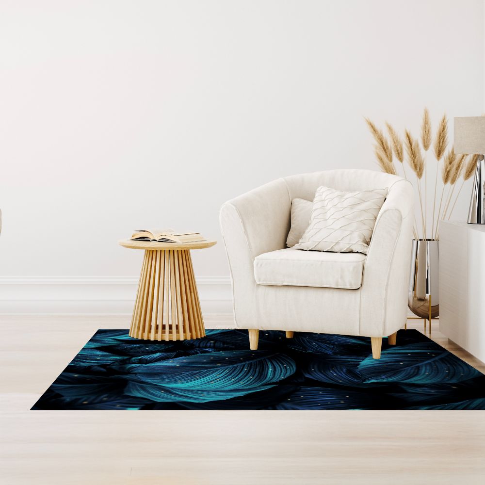 Tapis n°413 Feuillage luxueux intense