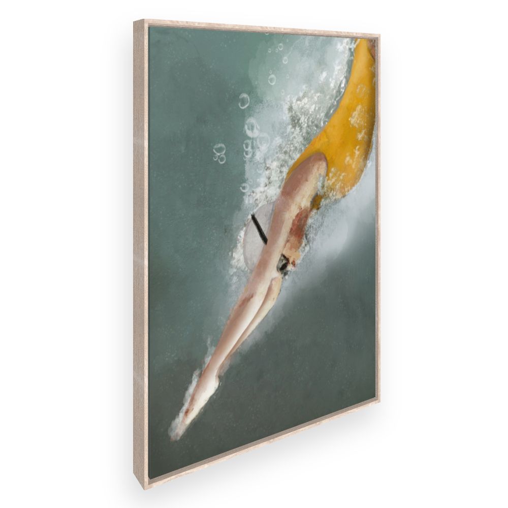 Toile Plongeon élégant