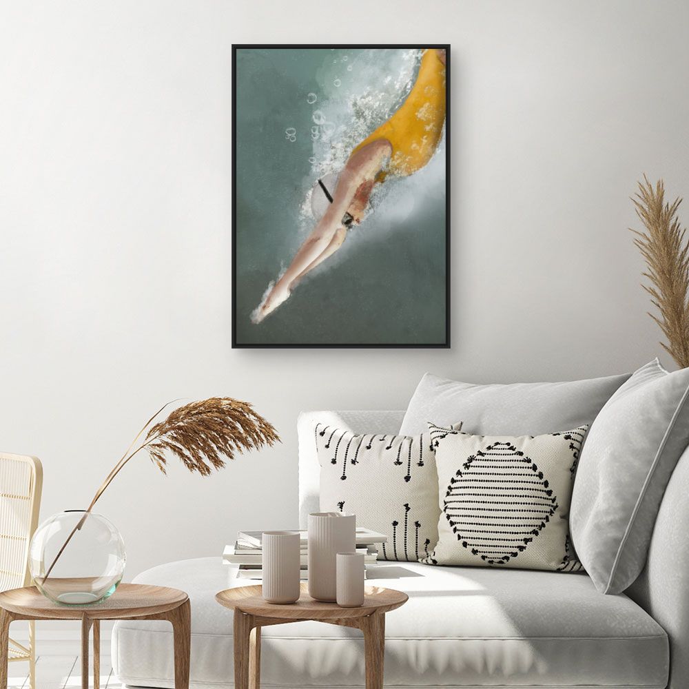 Tableau Plongeon élégant