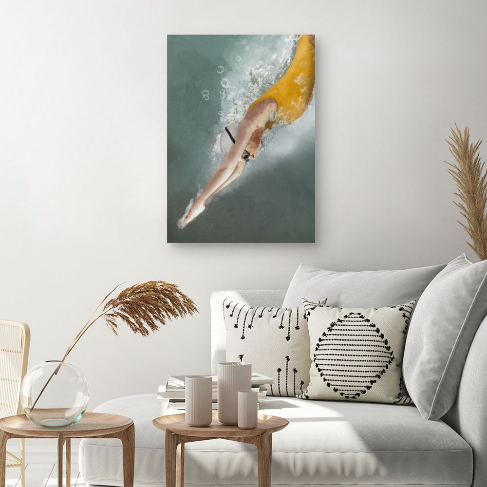 Tableau Plongeon élégant