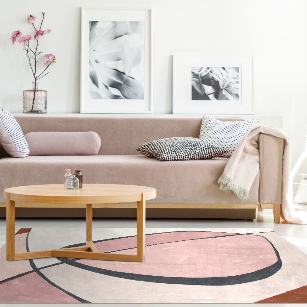 Tapis n°422 Formes organiques élégantes