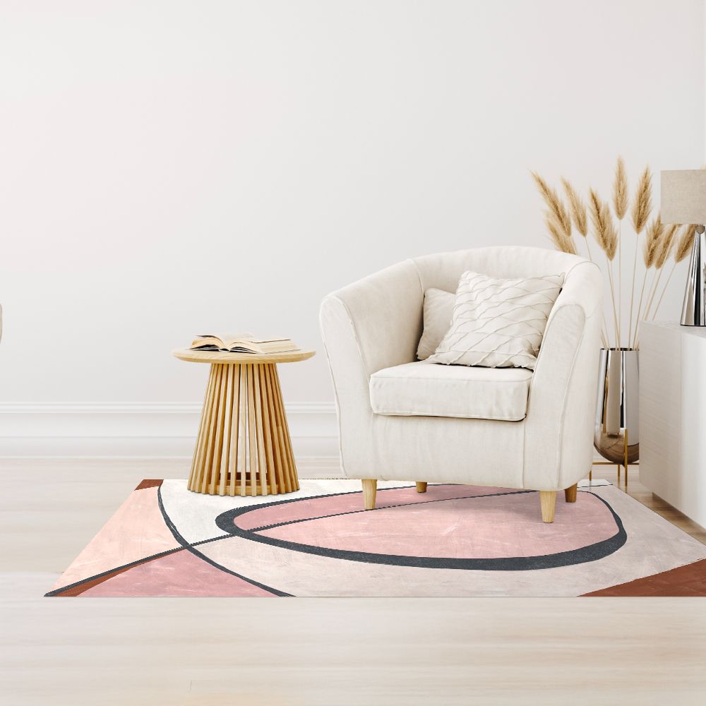Tapis n°422 Formes organiques élégantes