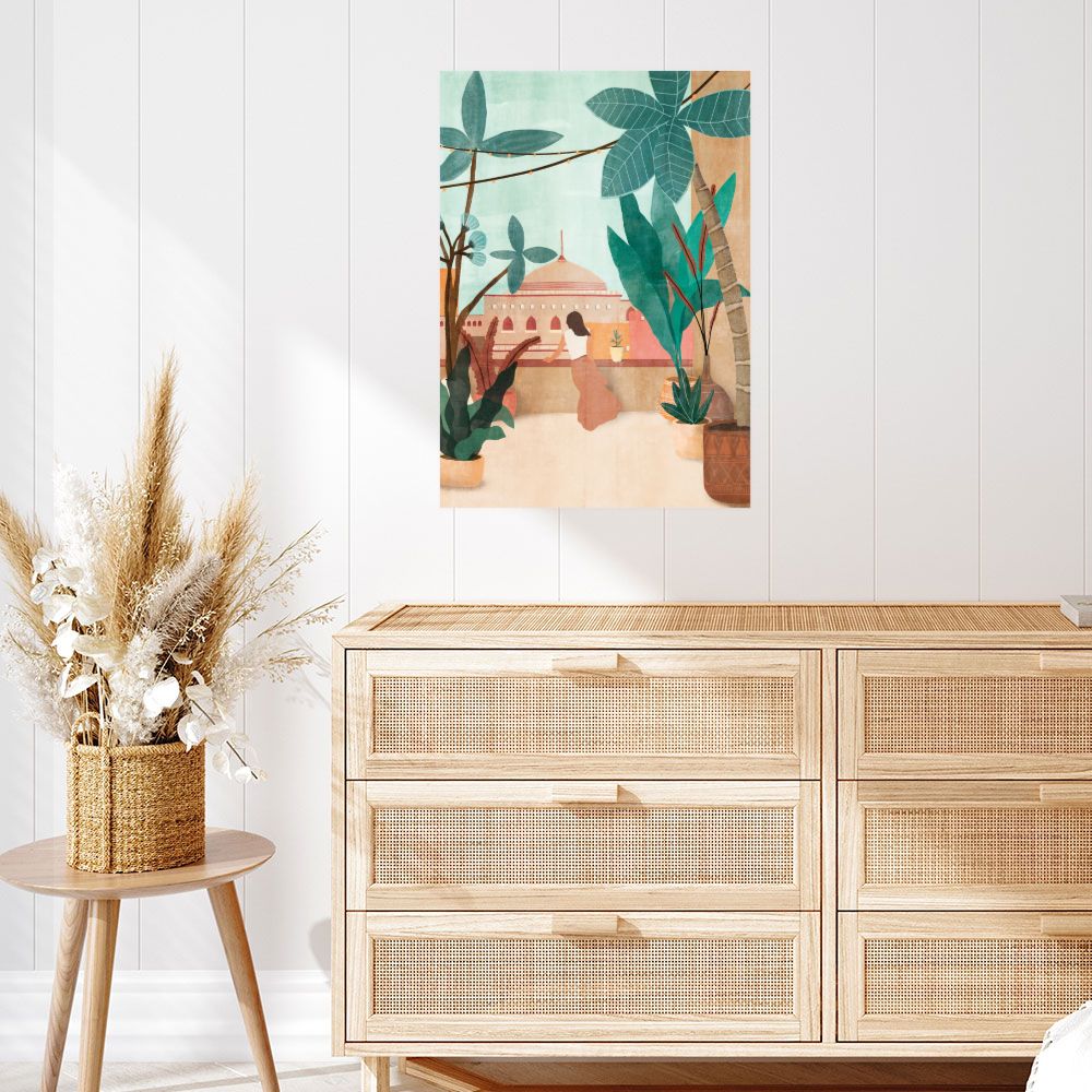 Affiche Jardin méditerranéen