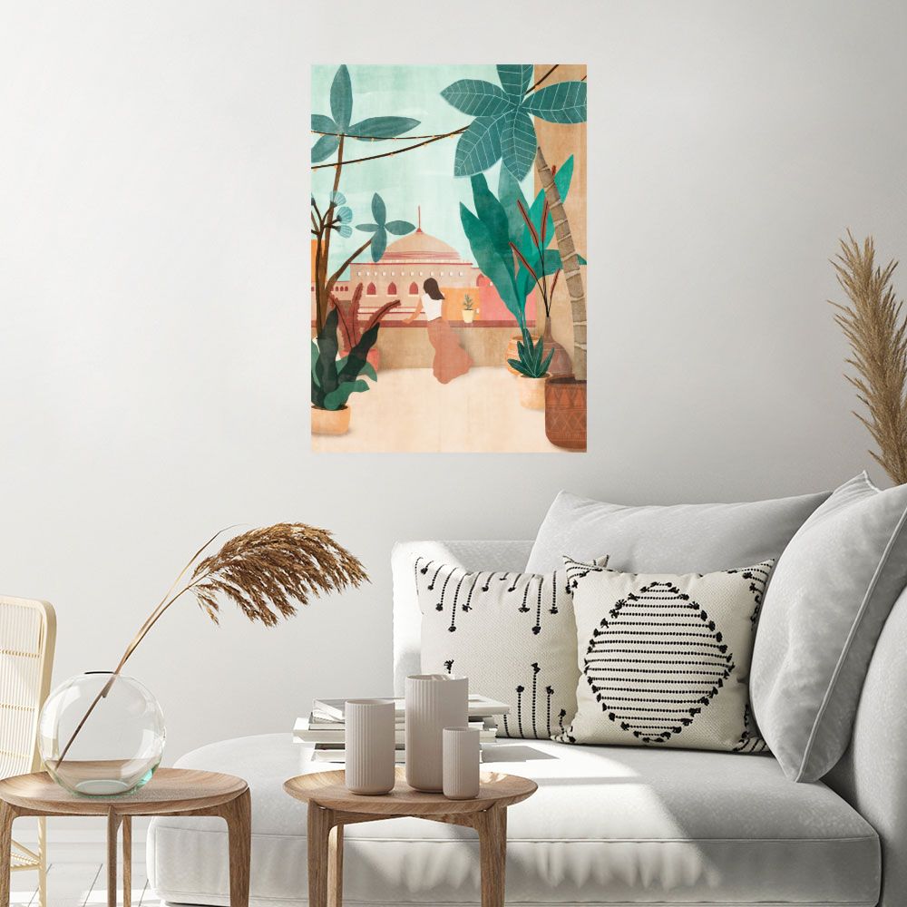 Affiche Jardin méditerranéen