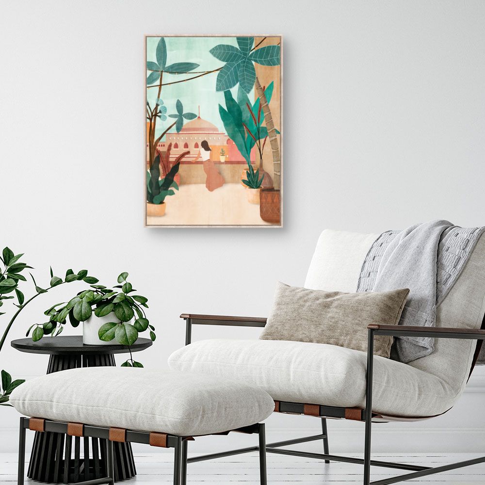 Tableau Balcon exotique