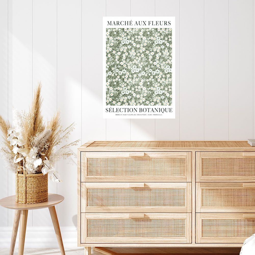 Affiche Fleurs délicates