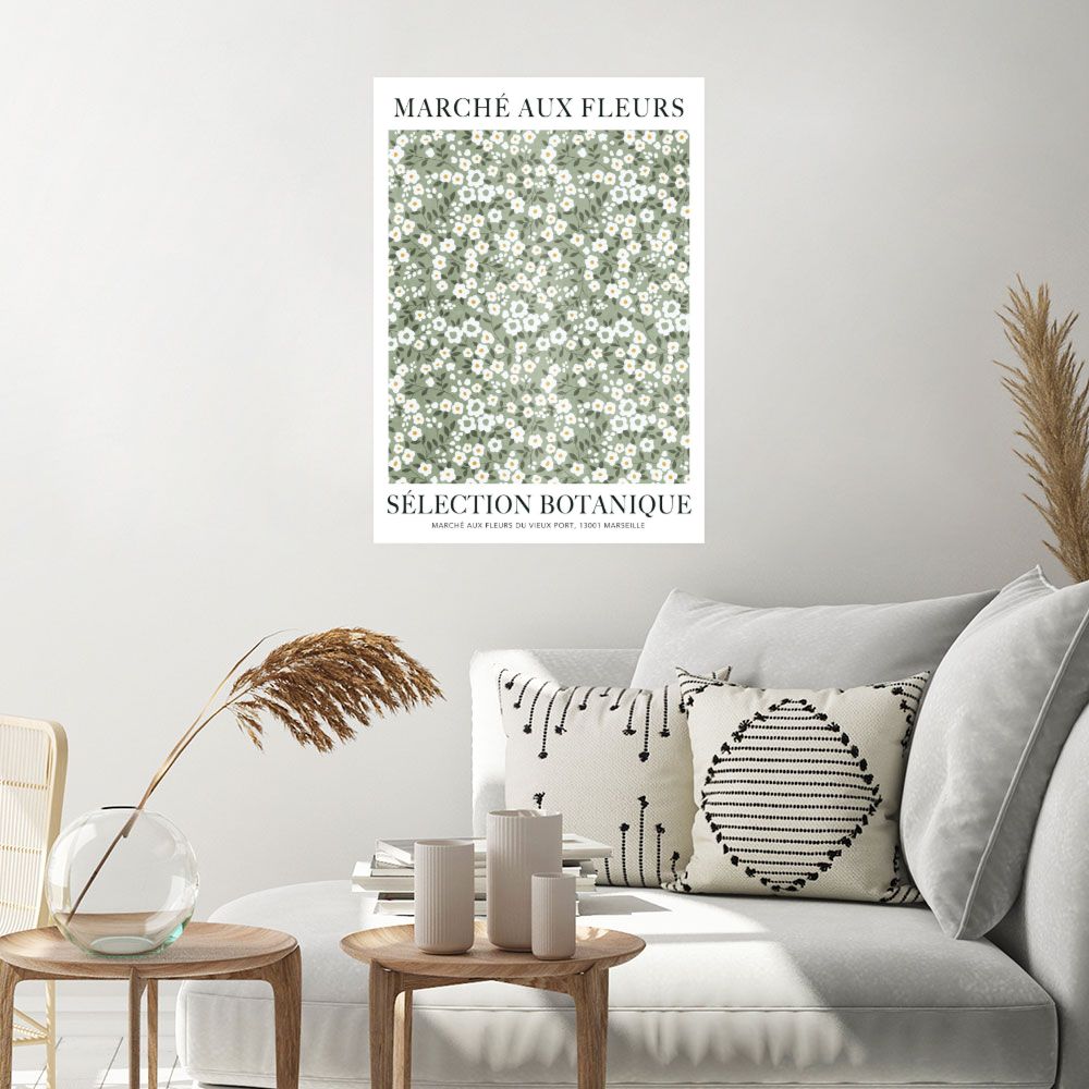 Affiche Fleurs délicates