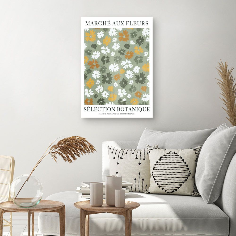 Tableau Fleurs vintage