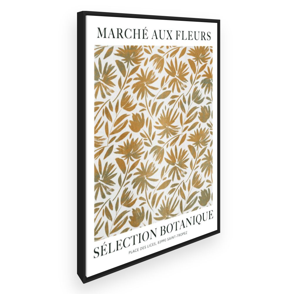 Toile Fleurs élégantes