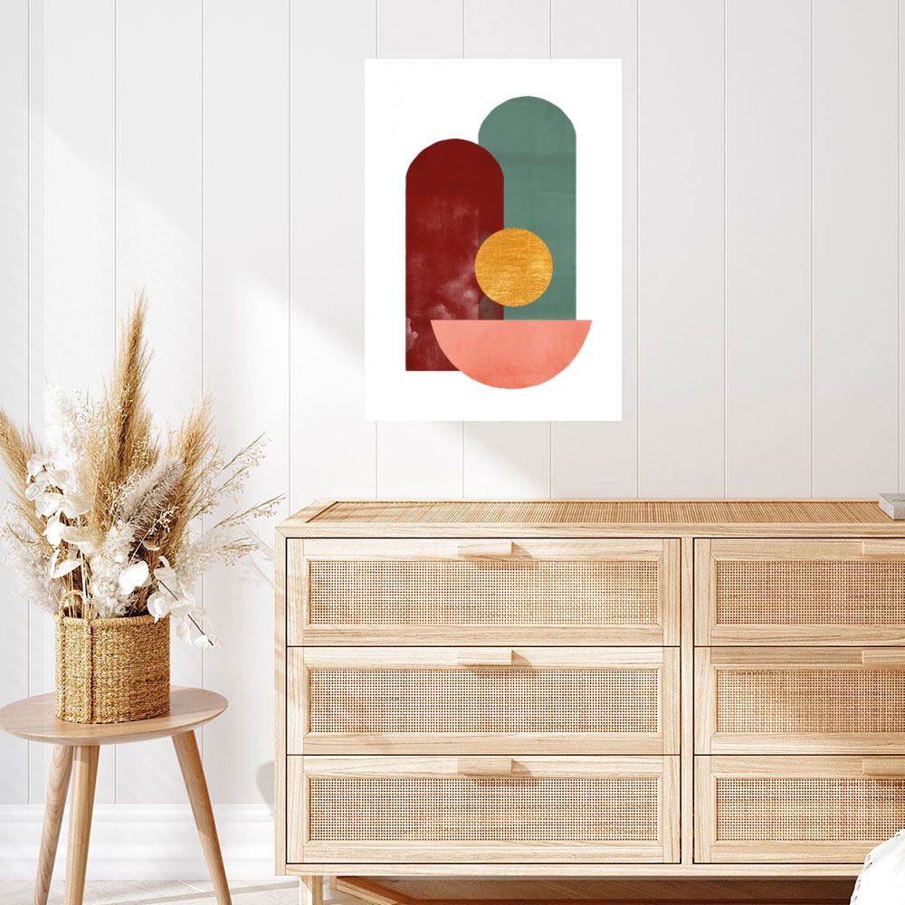 Affiche Formes géométriques modernes