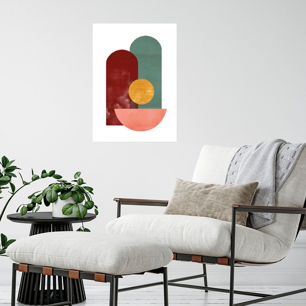 Affiche Formes géométriques modernes