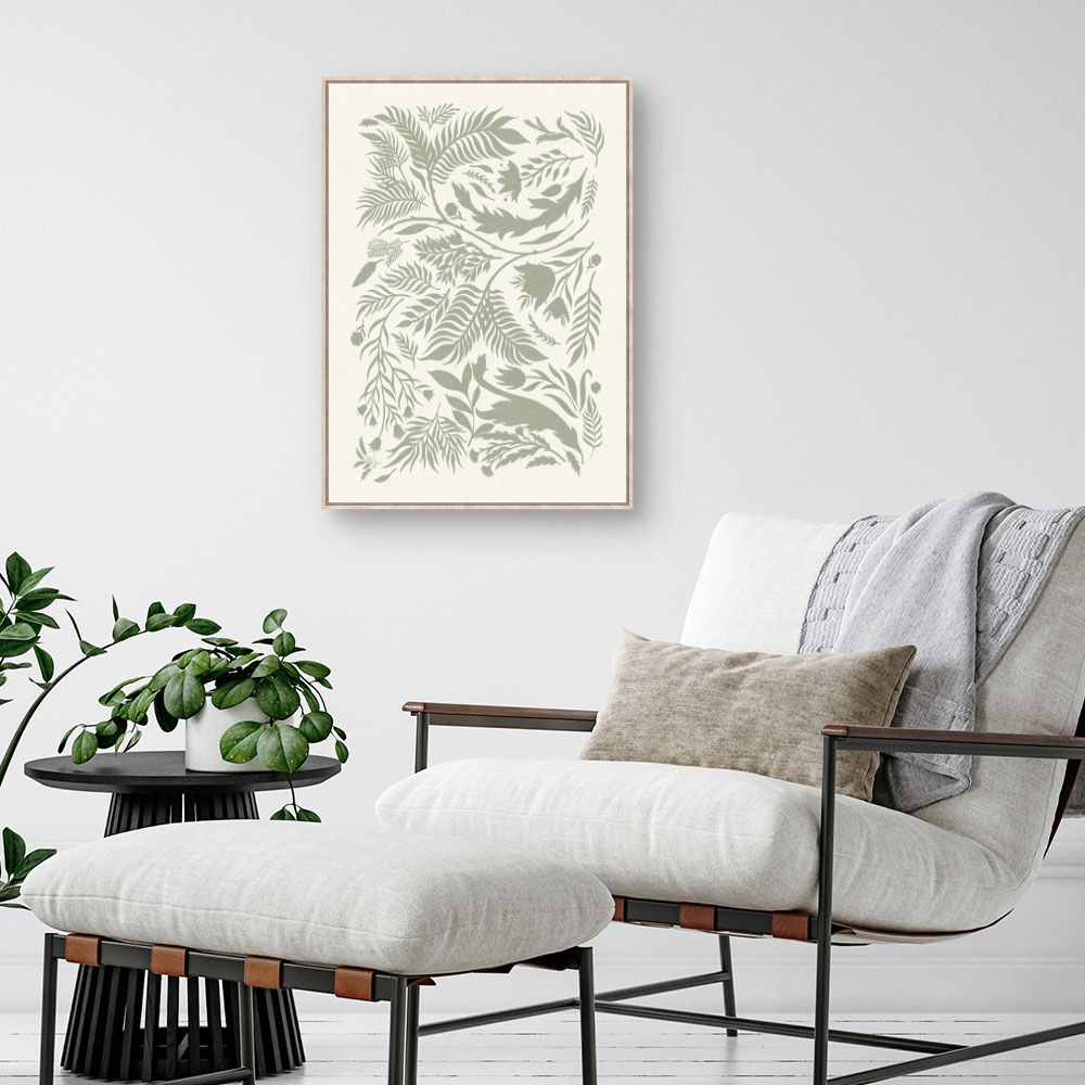 Tableau Motifs floraux délicats