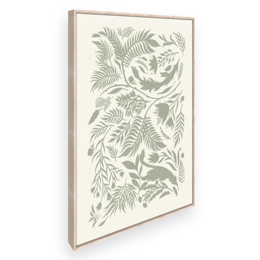 Toile Motifs floraux délicats