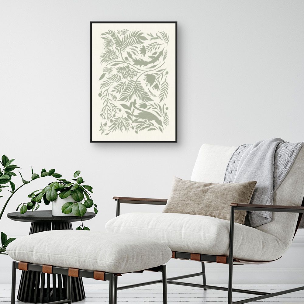 Tableau Motifs floraux délicats