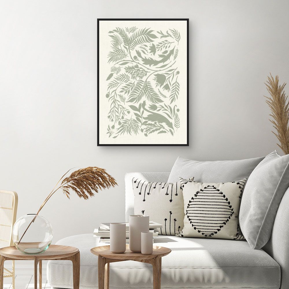 Tableau Motifs floraux délicats