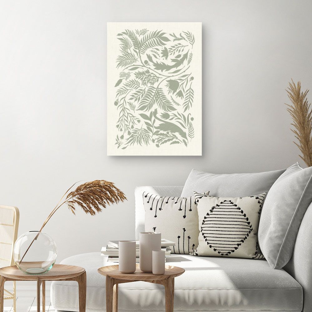 Tableau Motifs floraux délicats