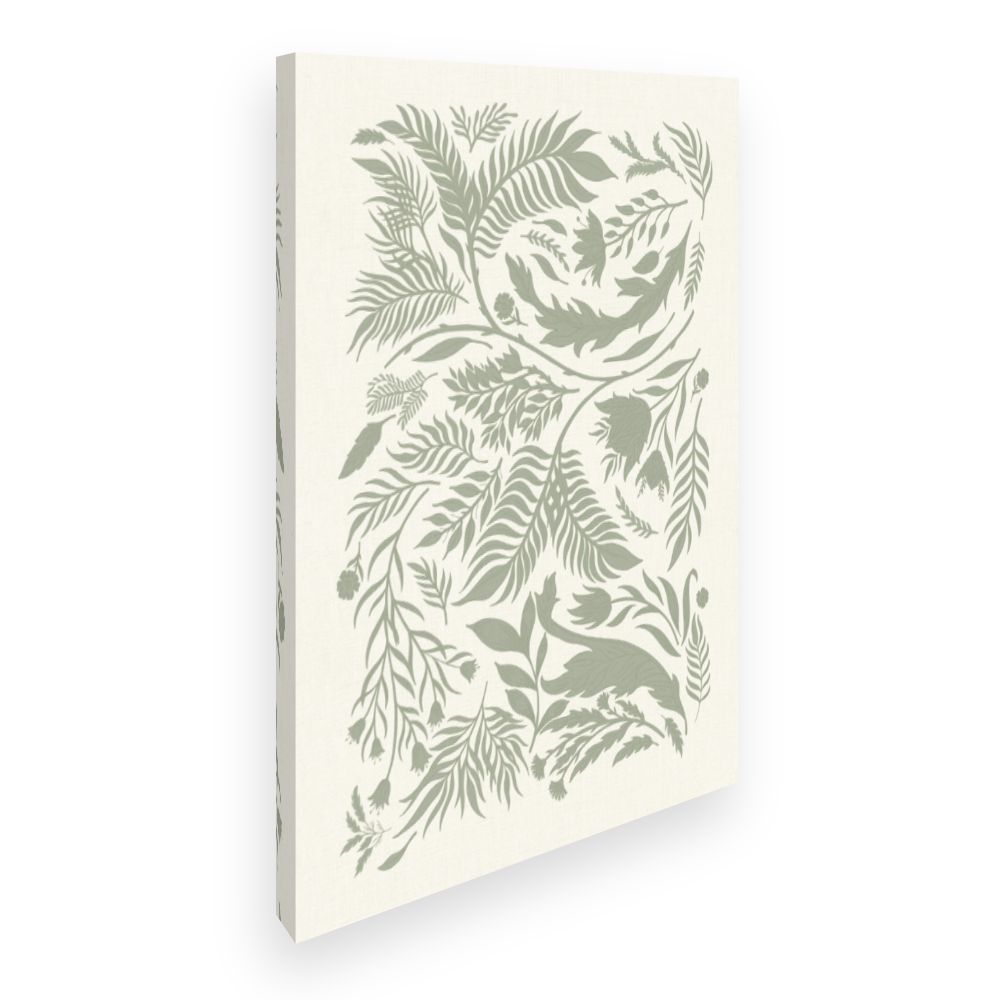 Toile Motifs floraux délicats