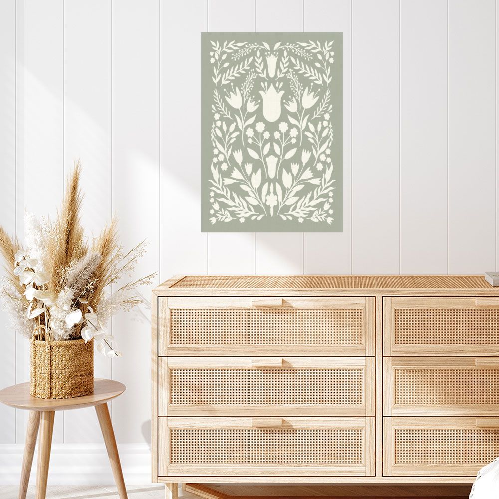Affiche Fleurs délicates