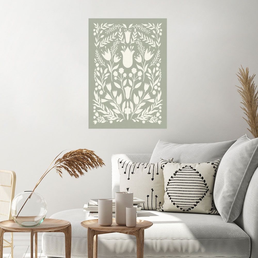 Affiche Fleurs délicates
