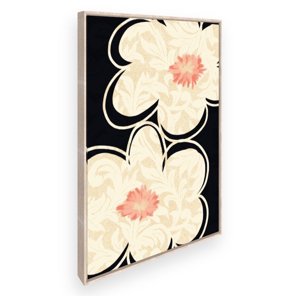 Toile Fleurs élégantes