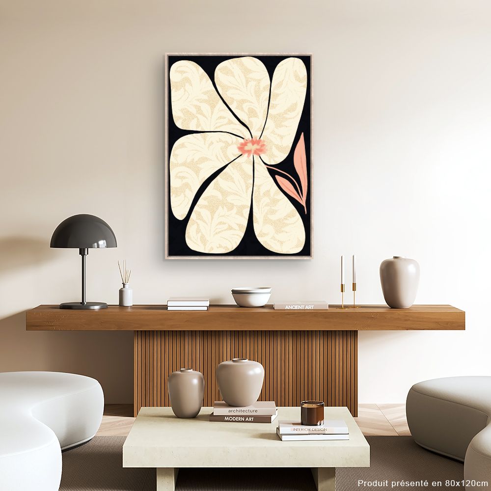 Tableau Fleur stylisée