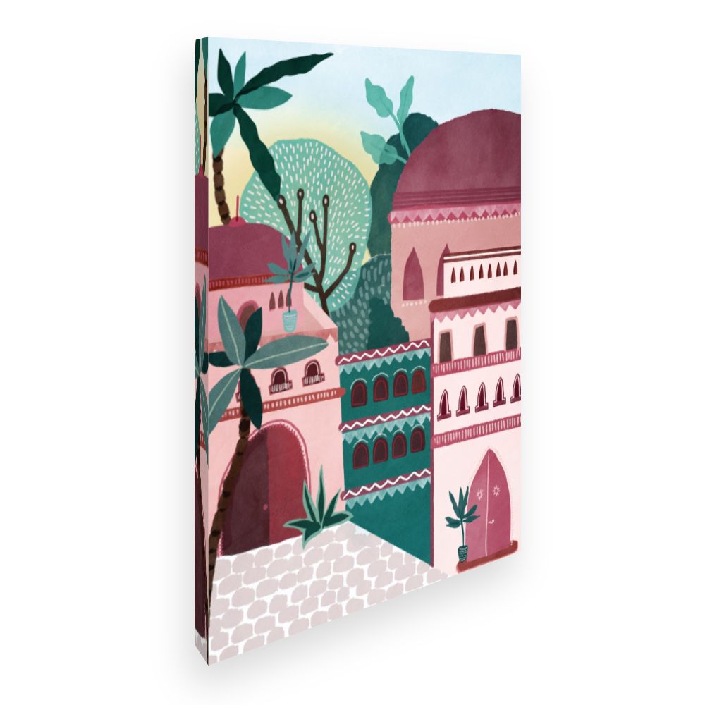 Toile Architecture exotique