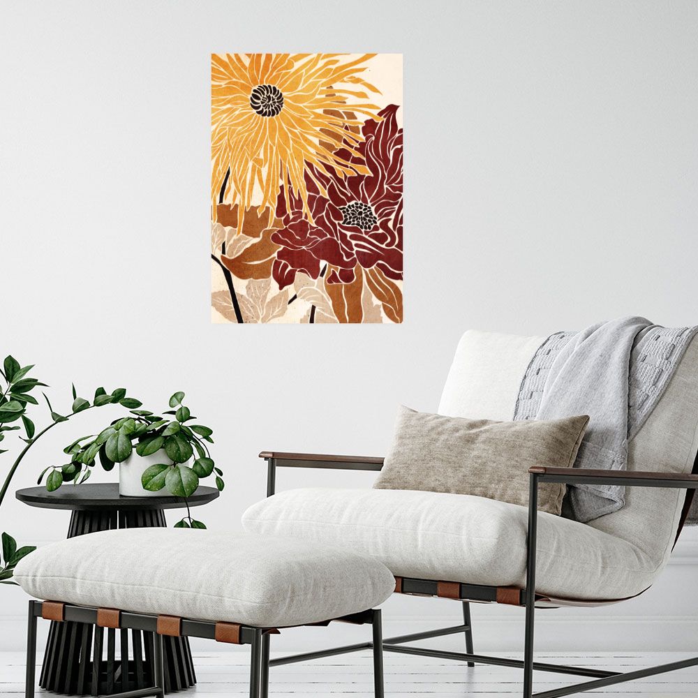Affiche Fleurs éclatantes