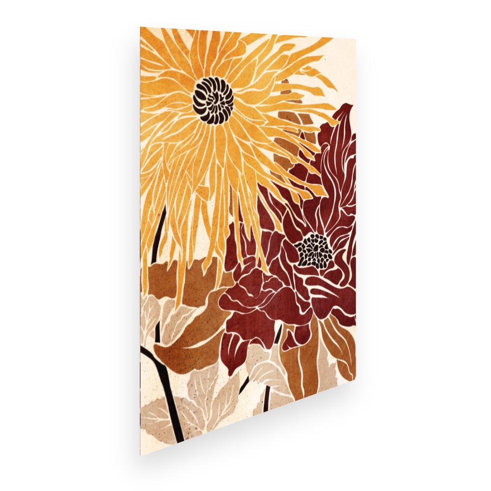Affiche Fleurs éclatantes
