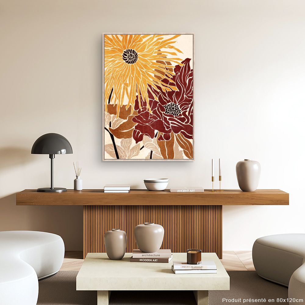 Tableau Fleurs éclatantes
