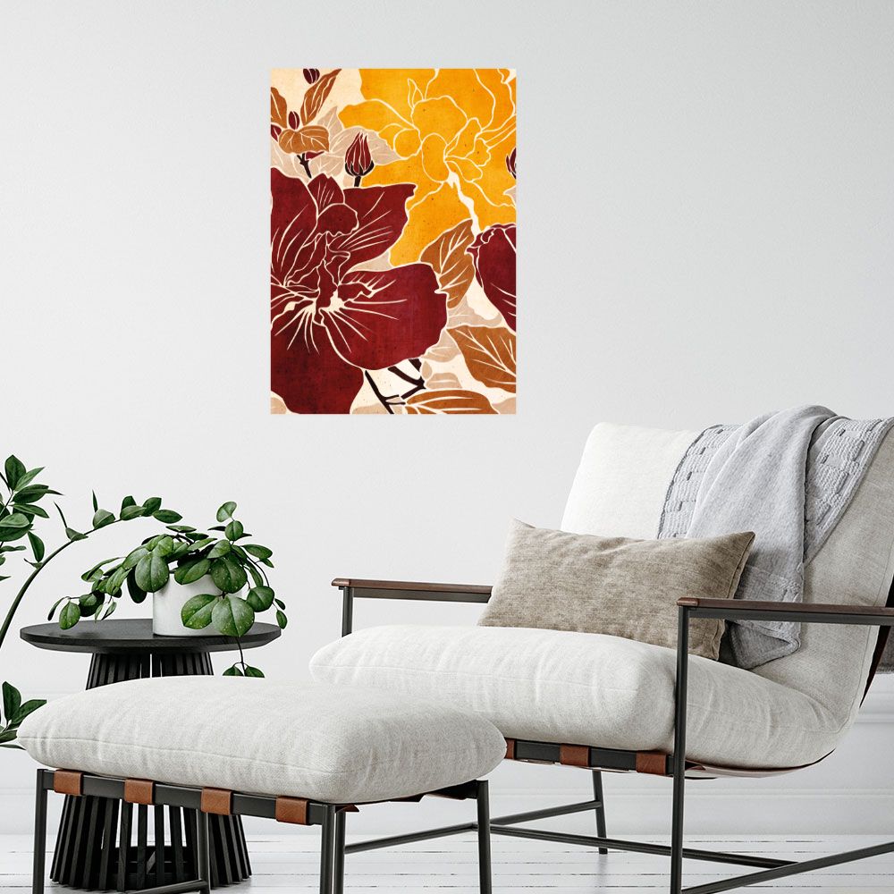 Affiche Fleurs élégantes