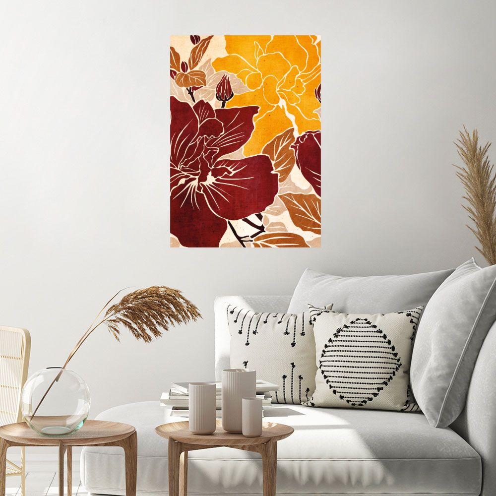 Affiche Fleurs élégantes