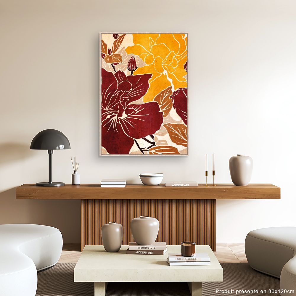 Tableau Fleurs éclatantes