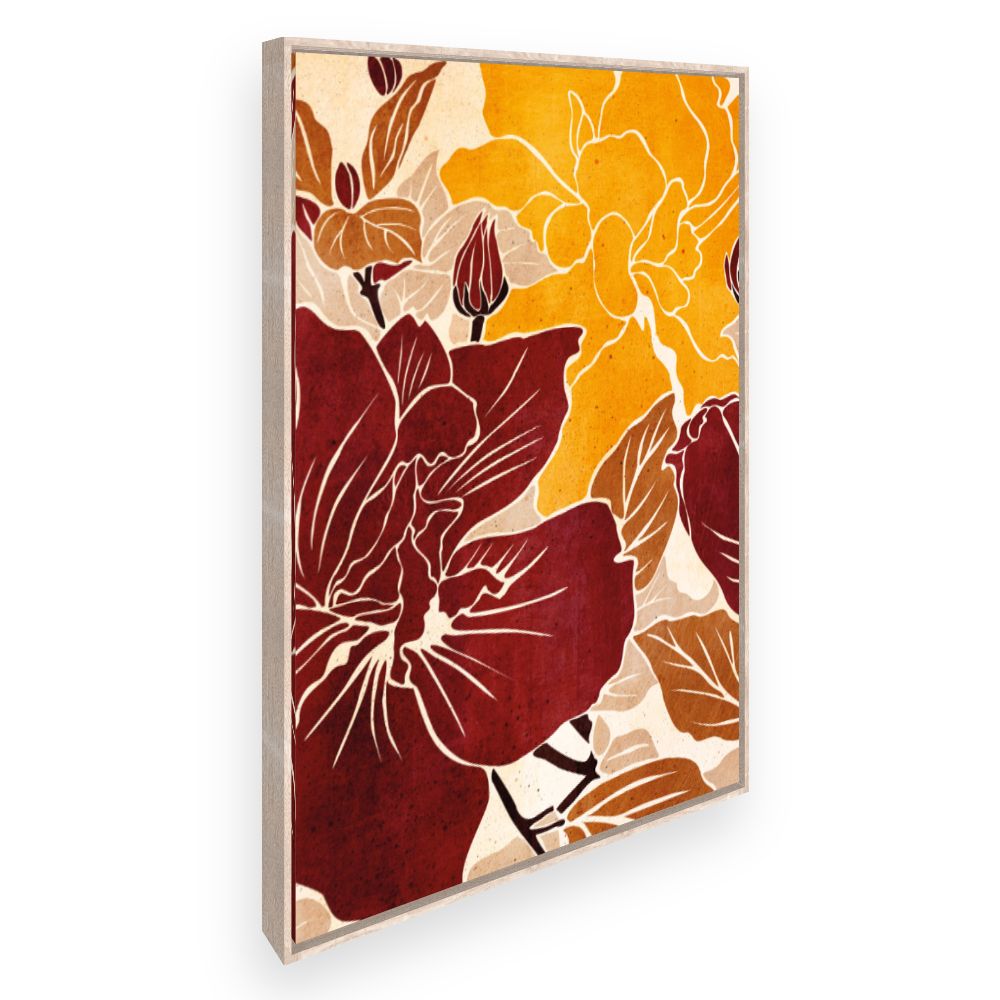 Toile Fleurs éclatantes
