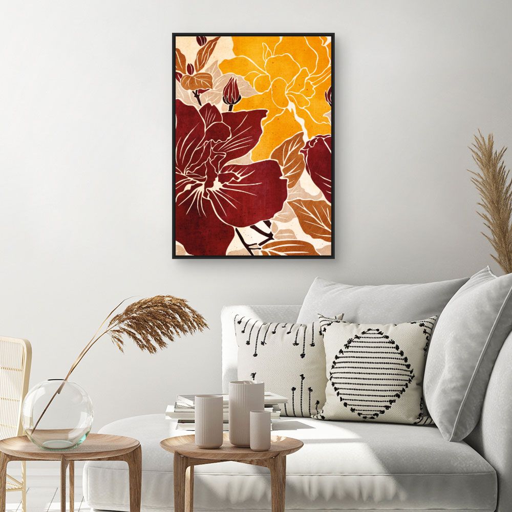 Tableau Fleurs éclatantes