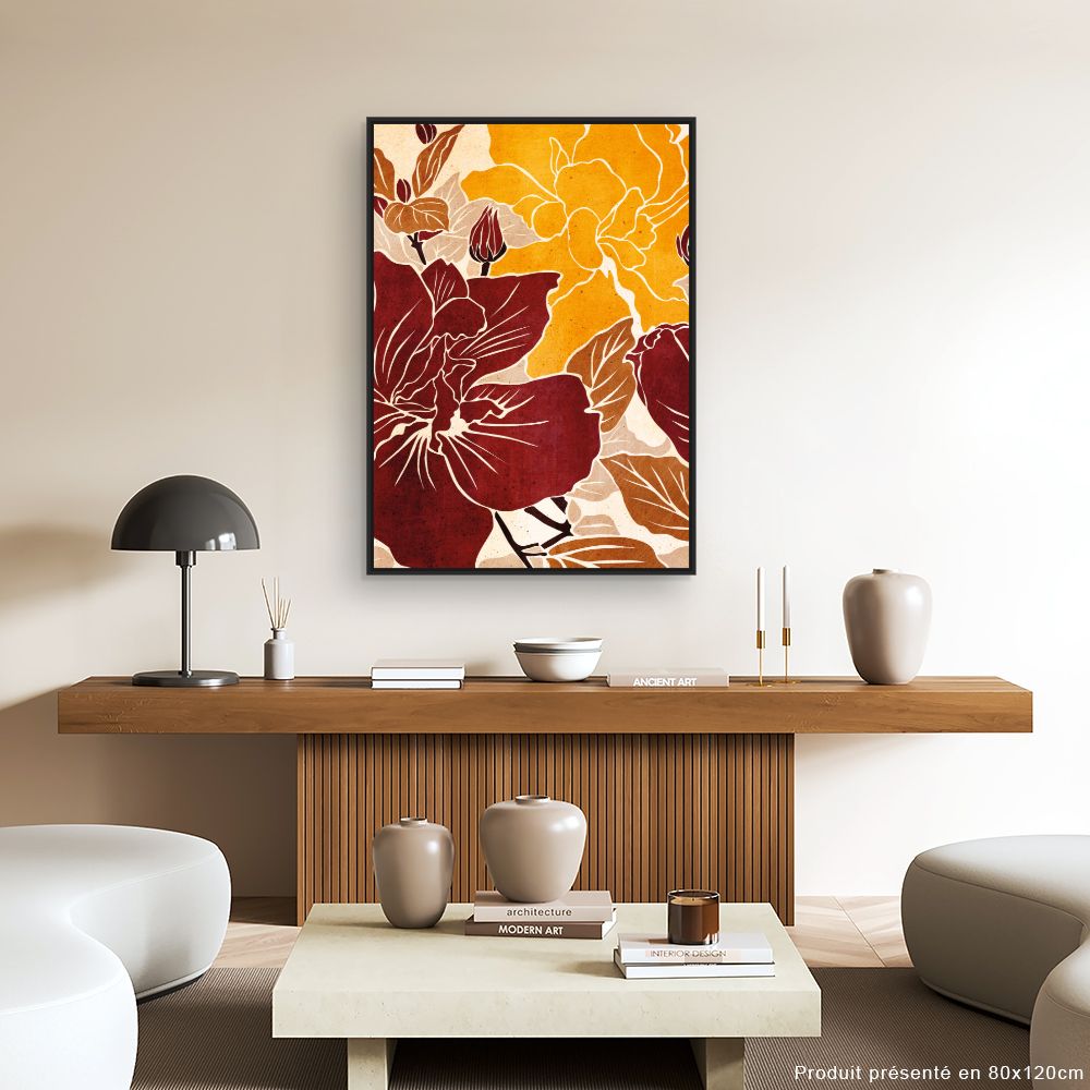 Tableau Fleurs éclatantes