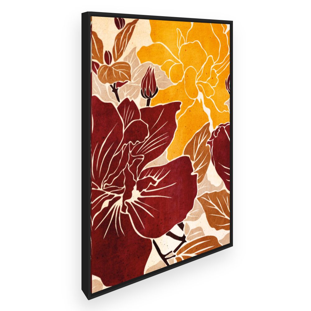 Toile Fleurs éclatantes
