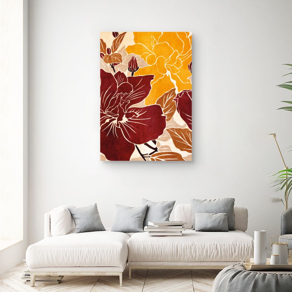 Tableau Fleurs éclatantes
