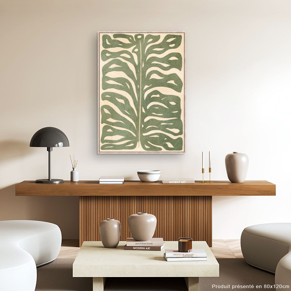 Tableau Feuille exotique